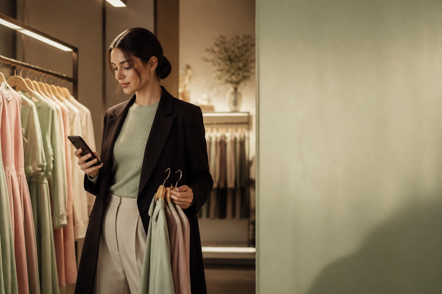 A human concierge providing curated shopping support